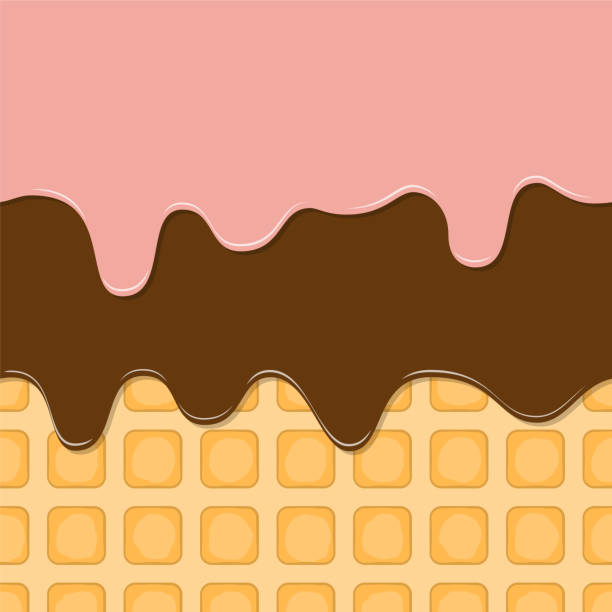 Oblea Rosas Y Chocolate De Fondo De Vector De Flujo Vectores Libres de Derechos - iStock Oblea Rosas Y Chocolate De Fondo De Vector De Flujo Vectores Libres de Derechos - iStock