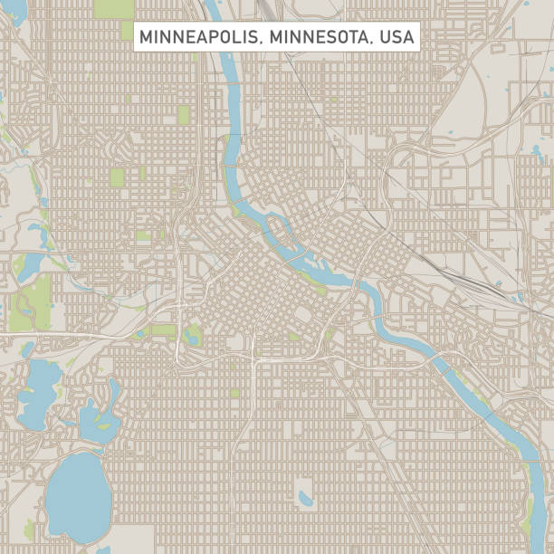 Minneapolis Minnesota US City Street Map Vector Illustration of a City Street Map of Minneapolis, Minnesota, USA. Scale 1:60,000.
All source data is in the public domain.
U.S. Geological Survey, US Topo
Used Layers:
USGS The National Map: National Hydrography Dataset (NHD)
USGS The National Map: National Transportation Dataset (NTD) minneapolis illustrations stock illustrations