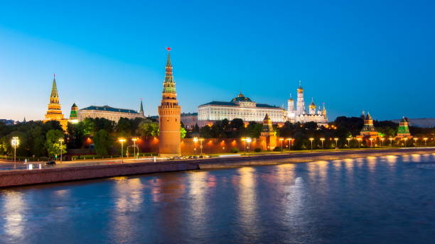 istock Moscow Kremlin at night, Russia 973838360