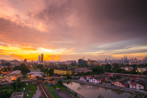 istock High Angle View Of Buildings Against Sky During Sunset 973838650