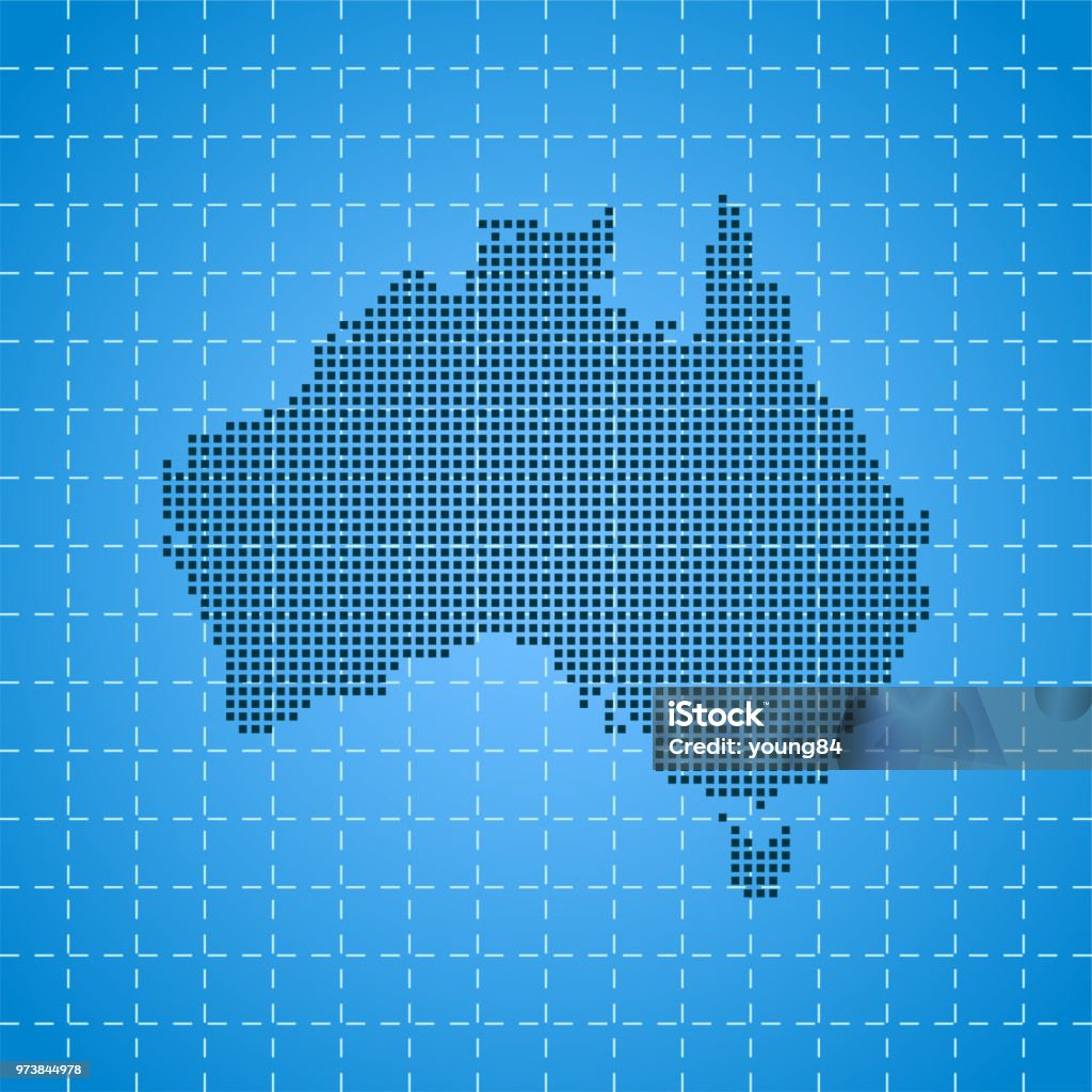 Abstract Colored Australia Map Australia Map Stock Illustration - Download Image Now - Abstract ...