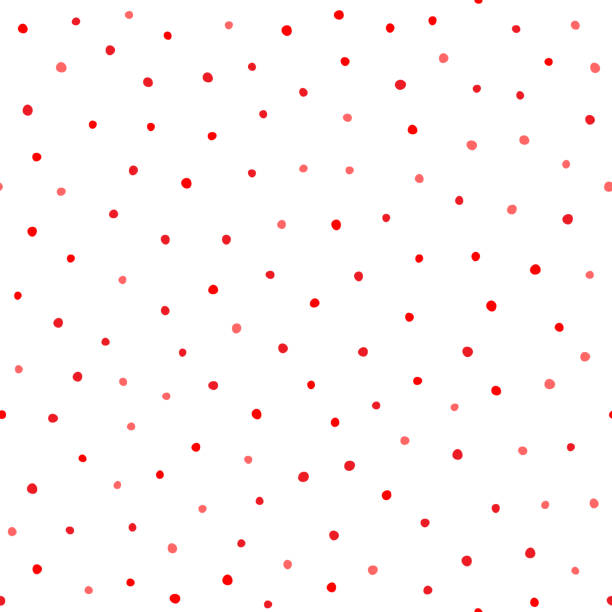 Simple seamless pattern with irregular polka dot. Endless print. vector art illustration