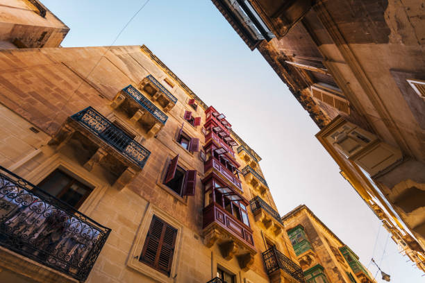 istock Maltese balconies in Valletta, Malta 973857666