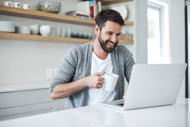 istock Wake up and log in 973890870