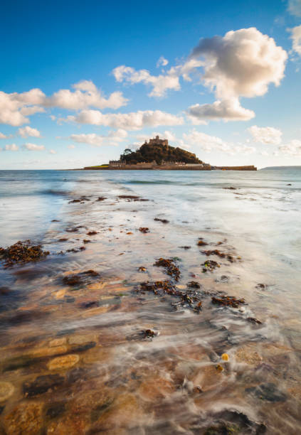istock Causeway To St Michael's Mount In Cornwall 973906006