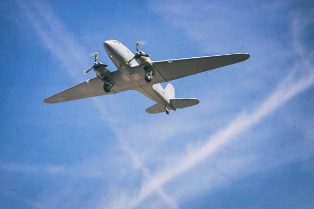 istock Model of the plane In Flight 973906454