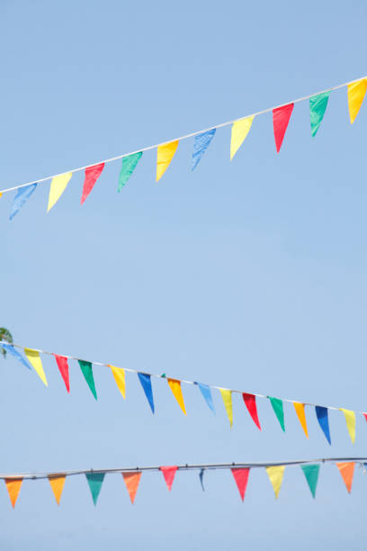 istock Colorful pennants 973910404