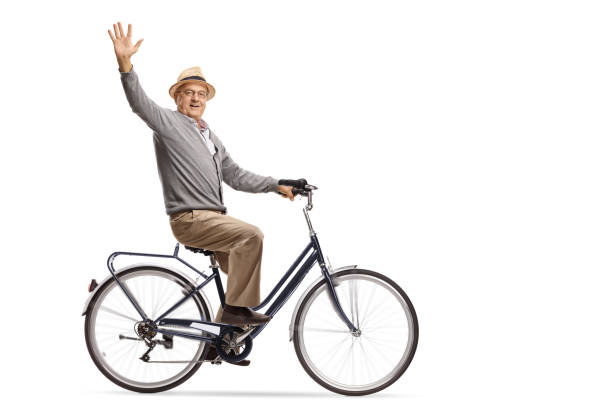 relax enjoy summer short dress positive emotions hat bicycle wind