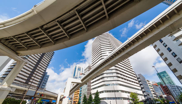 istock Urban highways and buildings 973921280
