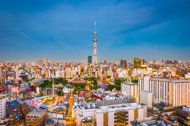 istock Asakusa, Tokyo, Japan Skyline 973925532