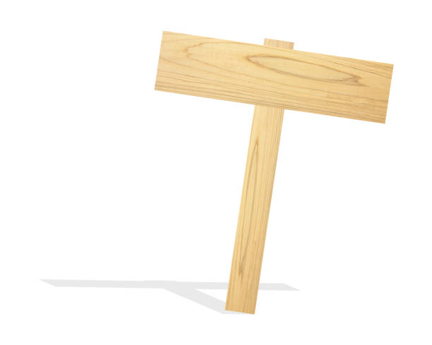 istock wooden sign isolated on a white background 973927376