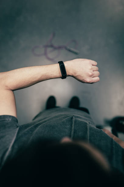 istock Personal perspective of man looking at smart watch 973947266