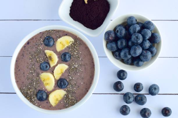 istock Breakfast acai berry smoothie bowl 973948296