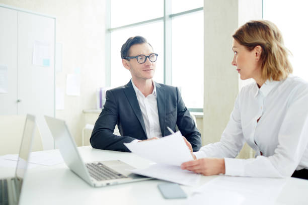 istock Co-workers on business meeting 973970654