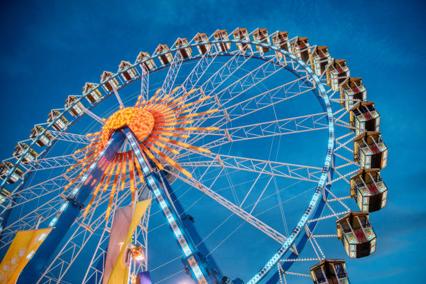 Ferris Wheel at the Beer Fest in Munich, Germany Ferris Wheel at the Beer Fest in Munich, Germany ferris wheel stock pictures, royalty-free photos & images