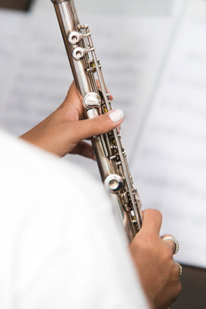 istock Holding a transverse flute, Brazilian chorinho 973988830
