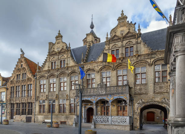 istock Veurne town hall, Belgium 973996384