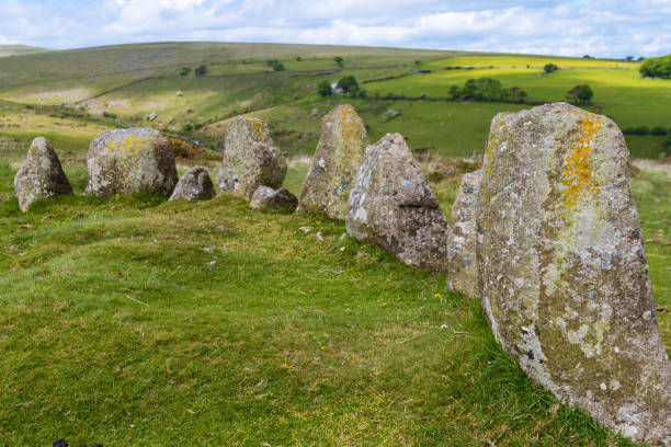 istock Standing Stone Circle in Dartmoor National Park 974011310