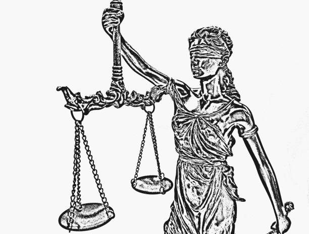 istock Judicial Figure picturesquely released on a neutral background 974022454