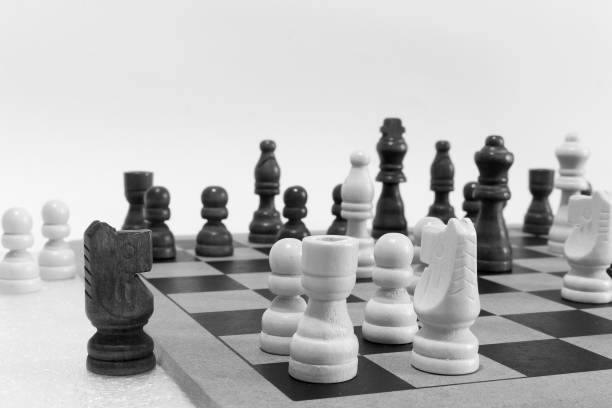 istock Chess photographed on a chessboard 974029660