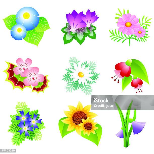 Flowers Stock Illustration - Download Image Now - Bindweed, Campanula, Color Image