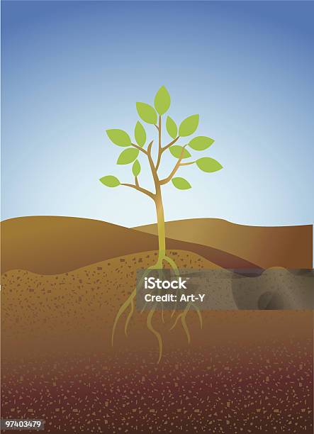 Earth Stock Illustration - Download Image Now - Root, Small, Clear Sky