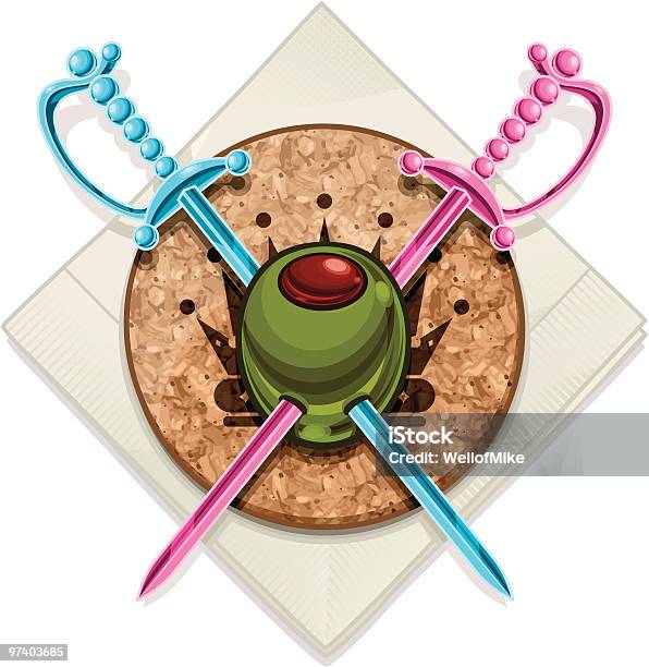 칵테일 Coat Of Arms 0명에 대한 스톡 벡터 아트 및 기타 이미지 - 0명, 검, 다양