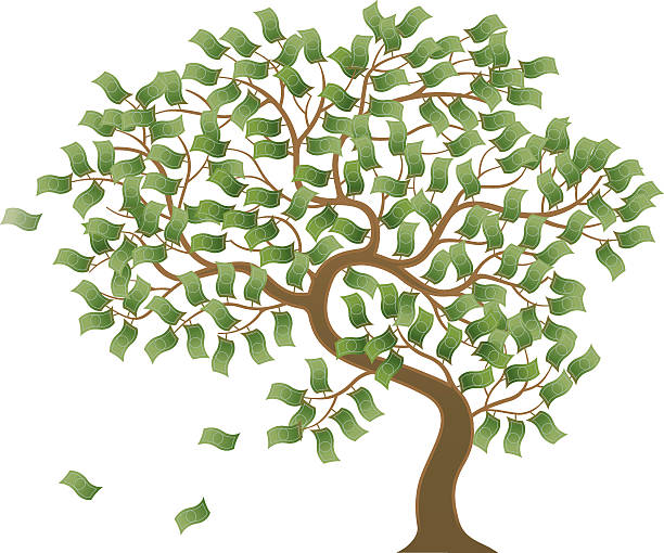 Money Tree Illustrations, Royalty-Free Vector Graphics & Clip Art - iStock