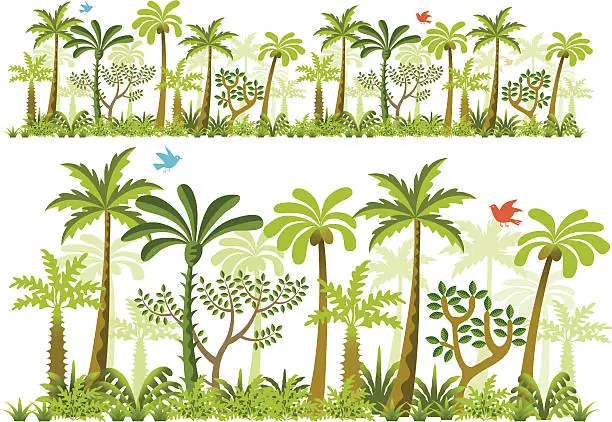 Vector illustration of Jungle