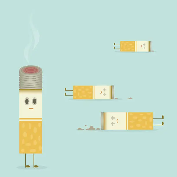 Vector illustration of Cigarettes