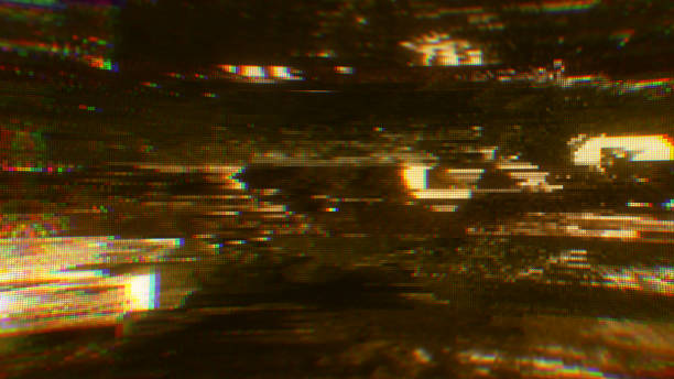 istock Unique Design Abstract Digital Pixel Noise Glitch Error Video Damage 974058912