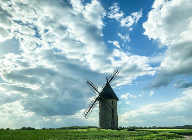 istock Windmill in french backcountry 974066096