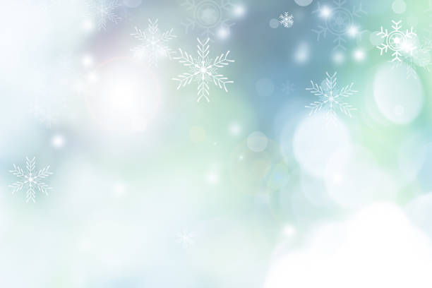 istock green blurred backdrop of nature, circle light wallpaper, white bokeh background 974091112