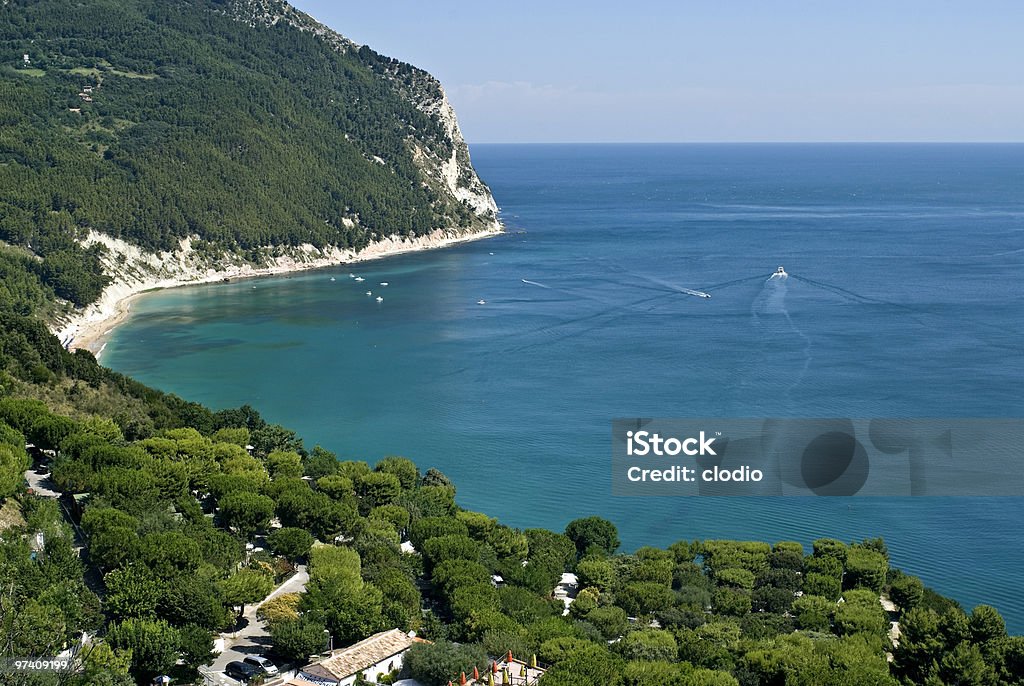 Conero (Ancona)-a costa - Foto de stock de Ancona royalty-free