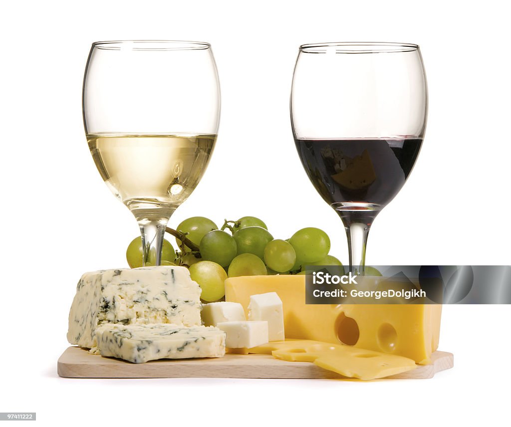 Vin et fromage - Photo de Fromage libre de droits