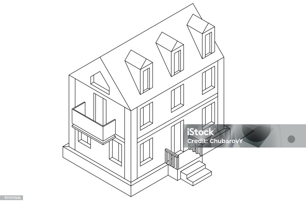 Ilustración de Casa Residencial Dibujo Isométrico De Esquema y más Vectores Libres de Derechos de Arquitectura exterior - Arquitectura exterior, Dibujo, Proyección isométrica - iStock Ilustración de Casa Residencial Dibujo Isométrico De Esquema y más Vectores Libres de Derechos de Arquitectura exterior - Arquitectura exterior, Dibujo, Proyección isométrica - iStock