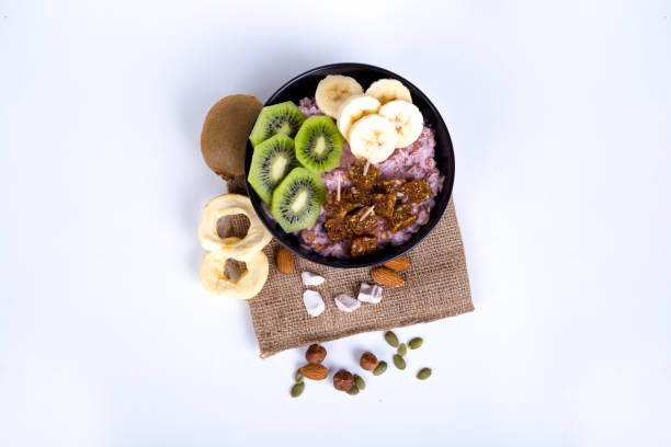 istock Mix Fruits and Nuts Healthy Concept on White 974138486