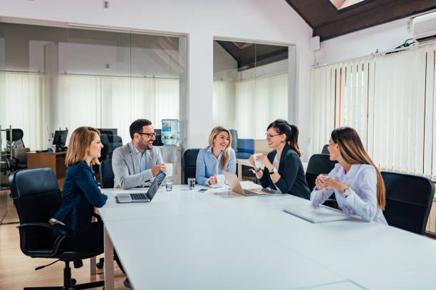istock Business people at meeting taking a break. 974145710