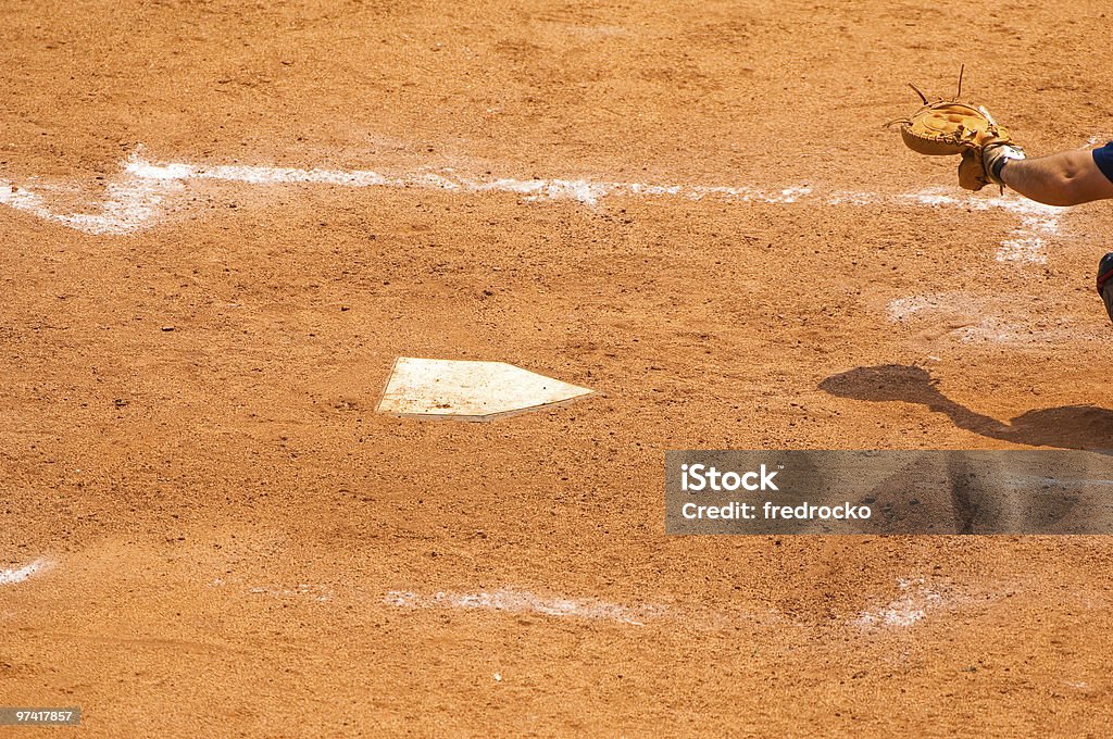 Bate de béisbol - Foto de stock de Base home - Deportes libre de derechos