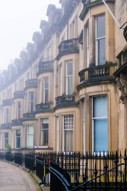 istock Terraced houses in Edinburgh during heavy fog 974197680