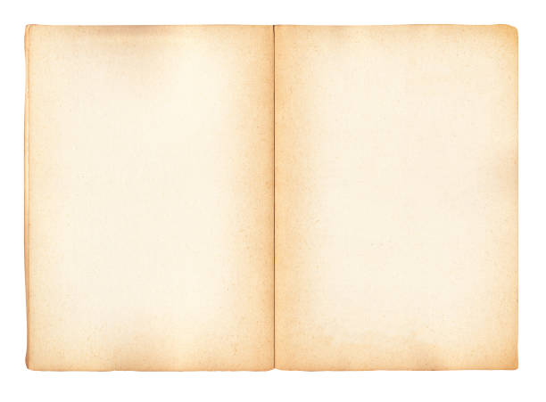 istock Old open book on white. Open antique book isolated 974258082