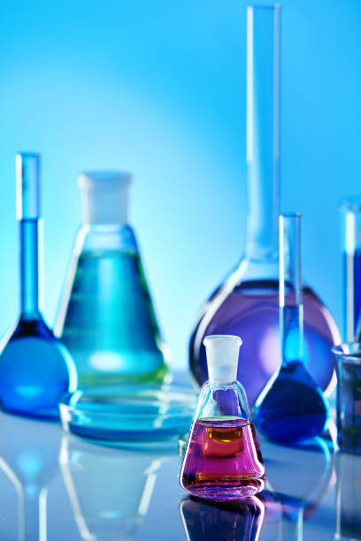istock Laboratory Glass With Colorful Liquid. 974266244