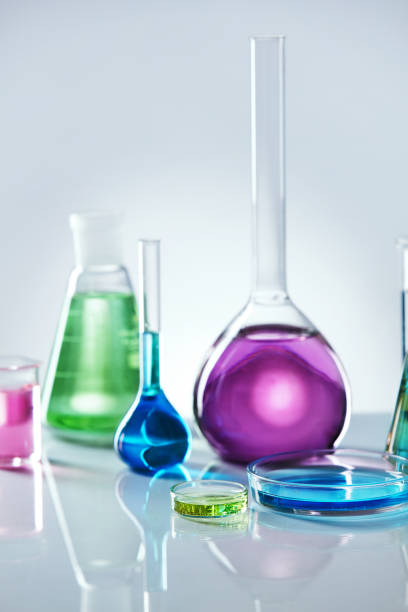 istock Laboratory Glass With Colorful Liquid. 974266442
