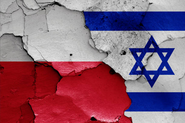 istock flags of Poland and Israel 974273044
