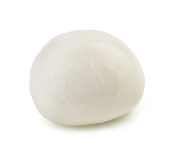 istock Mozzarella Buffalo isolated on white background with clipping path. 974274116