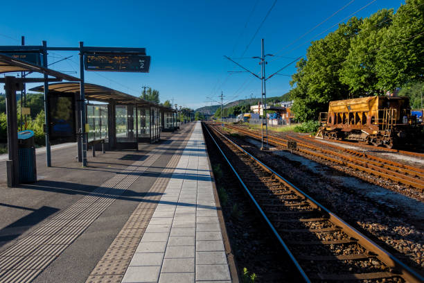 istock Railroad station in summer 974274482