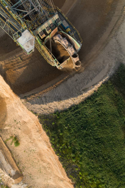 istock Aerial view of the coal mine 974285784
