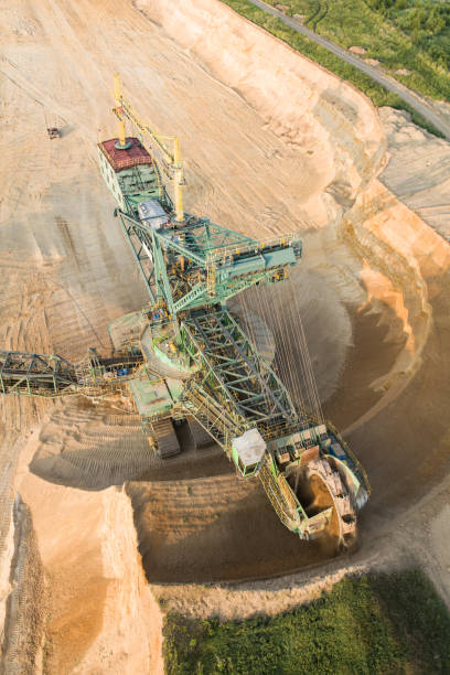 istock Aerial view of the coal mine 974286028