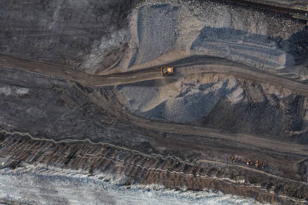 istock Aerial view of the coal mine 974289070