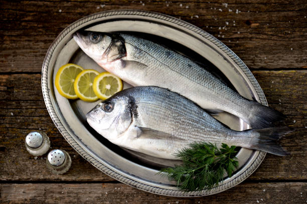 istock Fresh raw fish seabass and Dorado 974313646